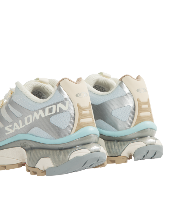 Image 3 of 5 - WHITE - SALOMON XT-4 OG Sneaker featuring mesh and textile upper with Contragrip rubber sole, Quicklace  system, Contragrip  sole for all-terrain performance, waterproof, one pull-tightening and Removable OrthoLite  insole.  