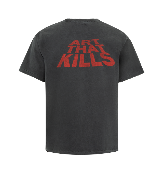 Image 2 of 2 - BLACK - GALLERY DEPT. Dont Die Tee featuring cotton t-shirt, graphic print to the front and rear, crew neck and short sleeves. 100% cotton. Made in United States. 