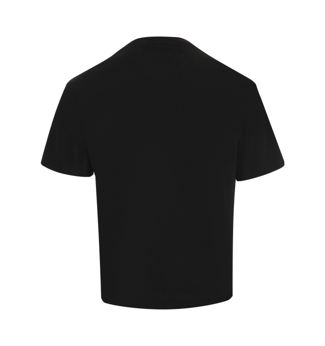 Image 2 of 2 - BLACK - Market Smiley Celebration T-Shirt in garment-dyed soft cotton, featuring a relaxed fit, ribbed crewneck and Smiley graphic at the chest. 100% Cotton. 