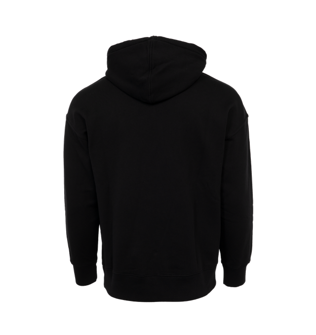 Image 2 of 3 - BLACK -  GIVENCHY 4G STARS SLIM FIT HOODIE features 4G Stars printed on the front with used effect and front kangaroo pocket. 100% cotton. 
