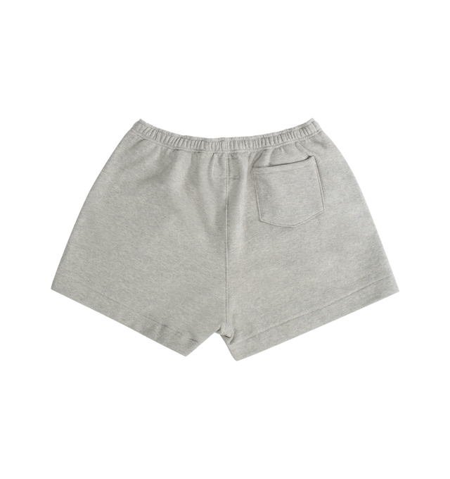 Image 2 of 3 - GREY - OCD27 Shorts crafted from 100% cotton featuring elastocated waist, and single back patch pocket.Unisex style in men's sizing. 