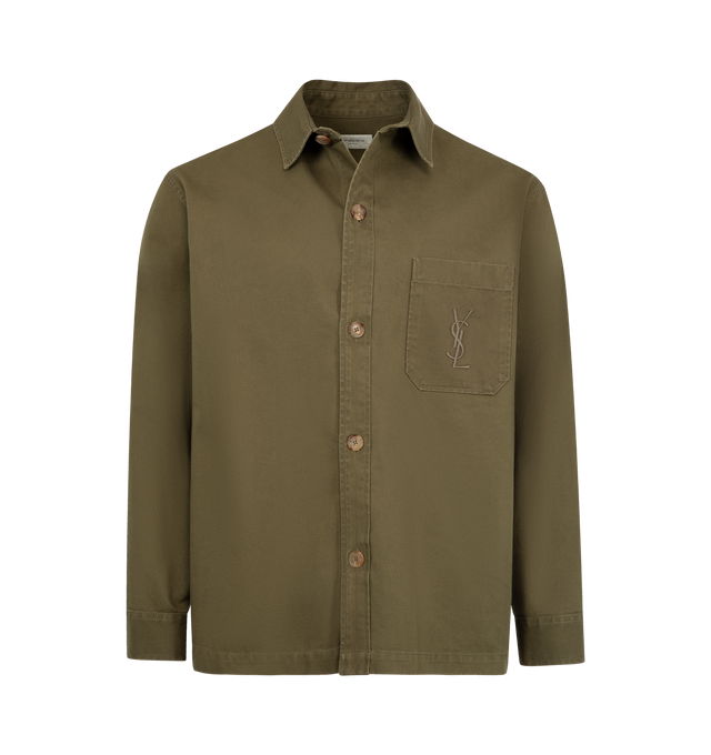 Tシャツ・カットソー Saint Laurent Saint Laurent Solferino Overshirt SOLFERINO OVERSHIRT (MENS) – HIRSHLEIFERS