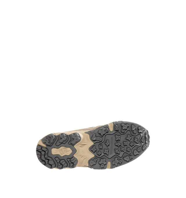 Image 4 of 5 - NEUTRAL - ASICS Mens Sneakers feature a breathable mesh and textile upper with GEL cushioning technology for enhanced comfort. Designed with a belt-style closure, heel pull tab, and durable rubber outsole. Upper: Mesh and Textile; Midsole: GEL Cushioning; Outsole: Rubber. Made in Vietnam. 