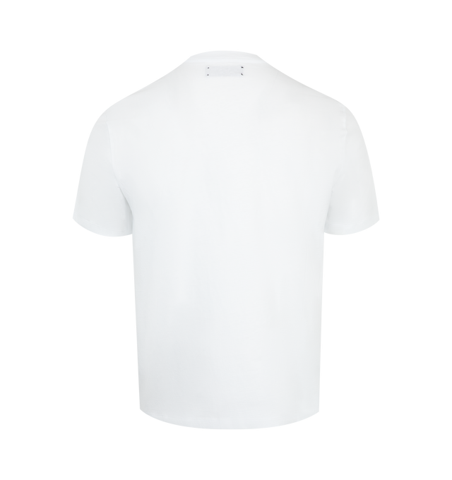 Image 2 of 2 - WHITE - Amiri Garden T-Shirt has a crew neck, a brand graphic at the front, and short sleeves. 100% cotton.  