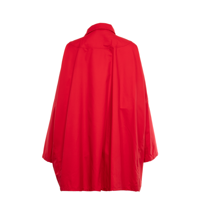 Image 2 of 3 - RED - THE ROW Dune Jacket featuring oversized fit, nylon canvas with dual zip closure, adjustable elastic collar, cuffs, and hem, and side zip pockets. 100% polyamide. Made in Italy. 