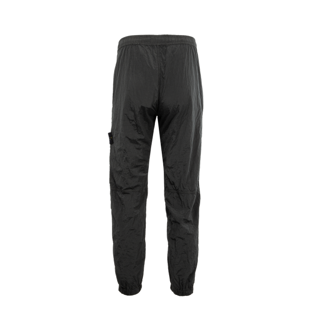 Image 2 of 3 - GREY - Stone Island Pantalone Regular Trousers have a tapered style with elastic cuffs and an elastic waist.  