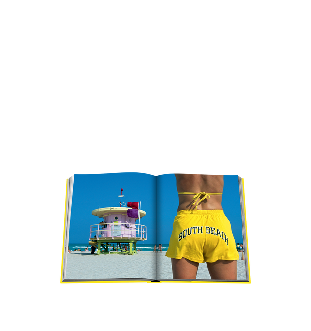Image 4 of 4 - YELLOW - Assouline Books Miami Beach featuring a tour of this bold and wondrous metropolis. Linen hardcover. 200+ illustrations, 304 pages. Publishing date: October 2020. H13.1" x W9.8" x D1.5" / 6.61 lb. Made in Italy. 
