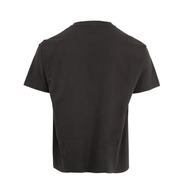 Image 2 of 3 - BLACK - BODE Game Point Pocket Tee featuring chest pocket with patch graphic, crew neck and short sleeves. 100% cotton.  