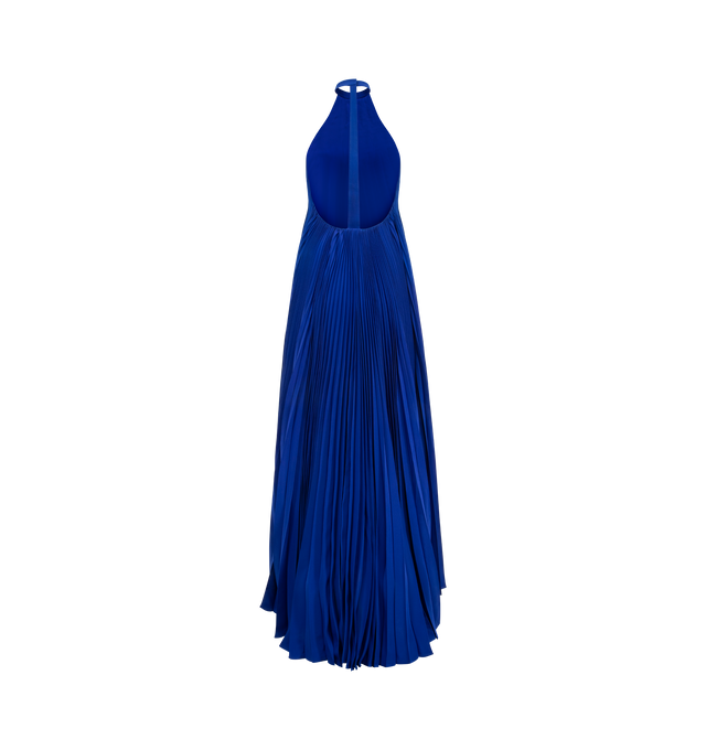 HALTERNECK SUNRAY PLISSE EVENING DRESS (WOMENS) – HIRSHLEIFERS