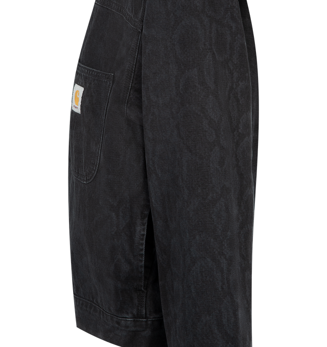 Image 3 of 3 - BLACK - CARHARTT WIP Belmar Jacket featuring front button closure, dual chest pockets, button cuffs and midweight canvas fabric. 100% cotton. 