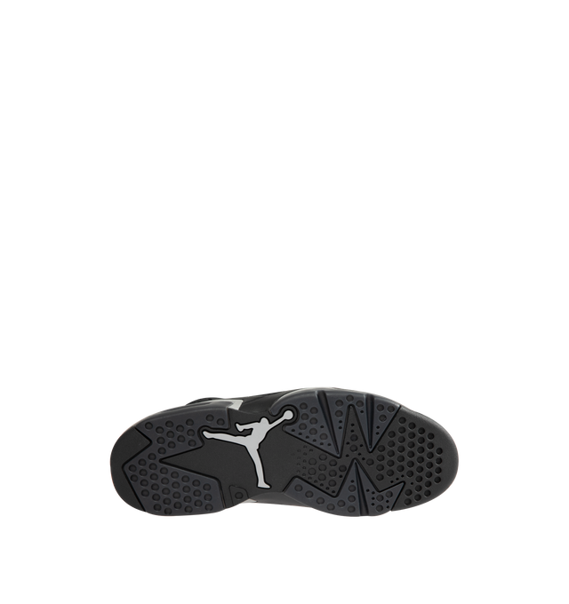 Image 4 of 5 - BLACK - JORDAN Air Jordan 6 Sneaker featuring reflect details, premium leather, foam midsole, Air-Sole units and rubber outsole. 