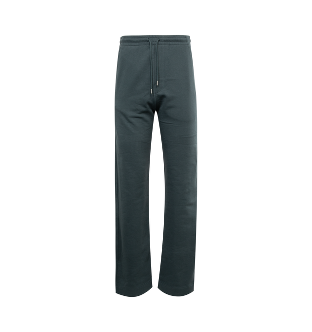 BLUE - DRIES VAN NOTEN Lounge Pants featuring drawstring at elasticized waistband and three-pocket styling. 100% cotton. Made in Turkey.