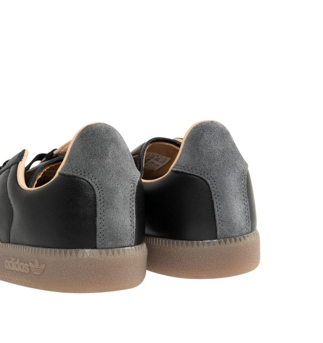 Image 3 of 5 - BLACK - ADIDAS BW Army Sneaker featuring regular fit, laces, leather upper, leather lining, rubber outsole and trefoil branding. 