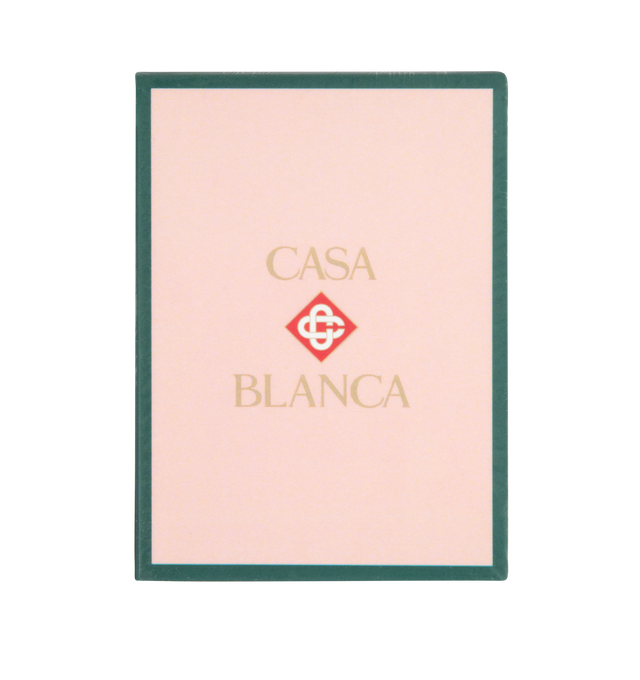 WHITE - CASABLANCA Playing Cards featuring printed paper design and a selection of seasonal and core iconographic artwork specifically based on the house's Monaco collection.