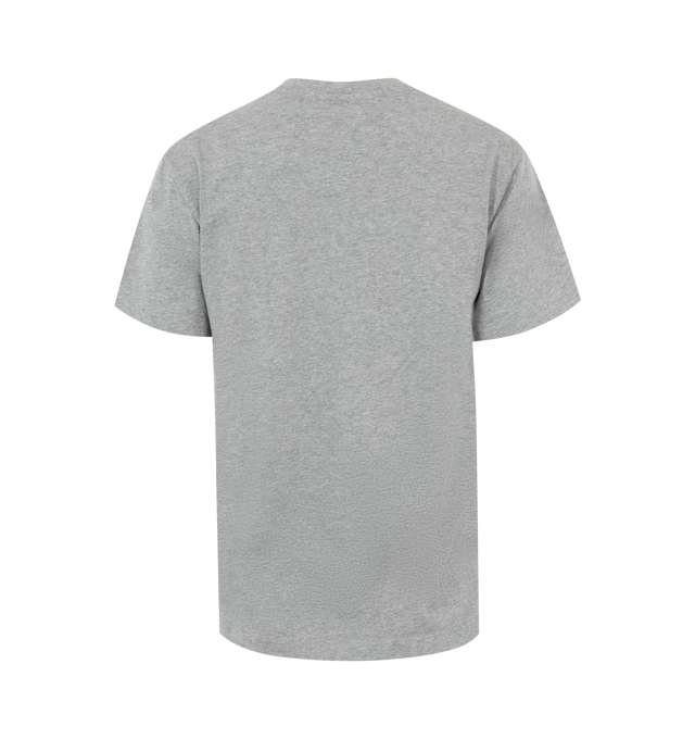 Image 2 of 2 - GREY - TOTEME Classic Cotton Tee featuring boxy silhouette, round neck and short sleeves. 100% organic cotton. 