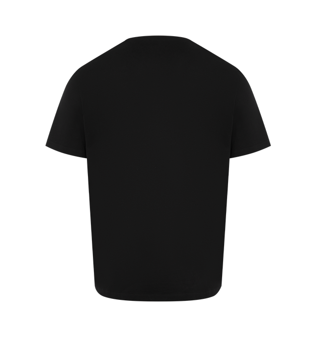 Image 2 of 2 - BLACK - LOEWE PAULA'S IBIZA T-shirt in lightweight cotton featuring a two-tone Anagram crafty embroidery, relaxed fit, regular length, crew neck and ribbed collar. Cotton. Made in Portugal. 