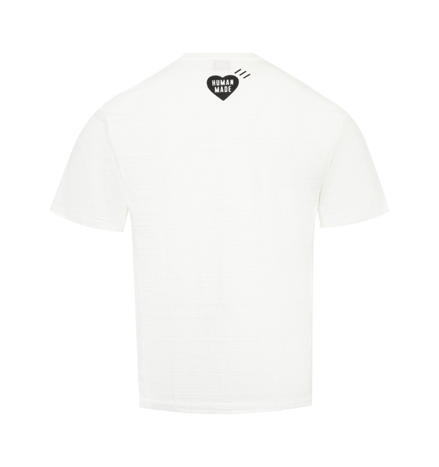 Image 2 of 2 - WHITE - HUMAN MADE Graphic T-Shirt #7 featuring crewneck, ribbed trims, short sleeves and logo on front and back. 100% cotton. 