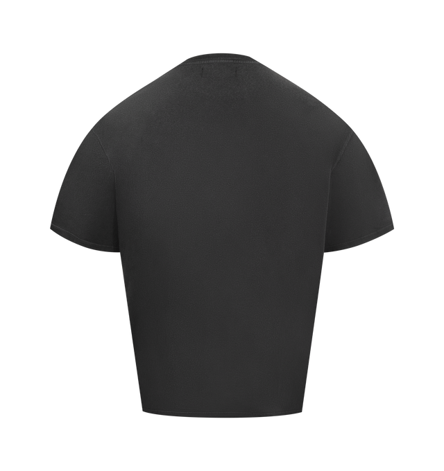 Image 2 of 2 - BLACK - NAHMIAS State Champions Boxy T-shirt featuring short sleeves, crew neck, dropped shoulders and graphic on front. 100% cotton.  