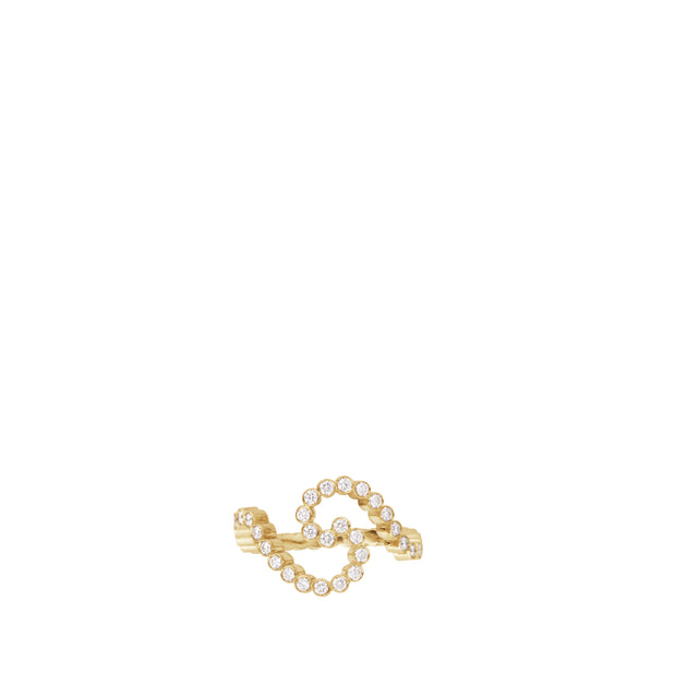 Image 1 of 2 - GOLD - Sophie Bille Brahe Gaia Ensemble Ring crafted from 18K yellow gold with 0.83ct white diamonds. Hirshleifers offers a range of pieces from this collection in-store. For personal consultation and detailed information about jewelry, please contact our dedicated stylist team at personalshopping@hirshleifers.com. 