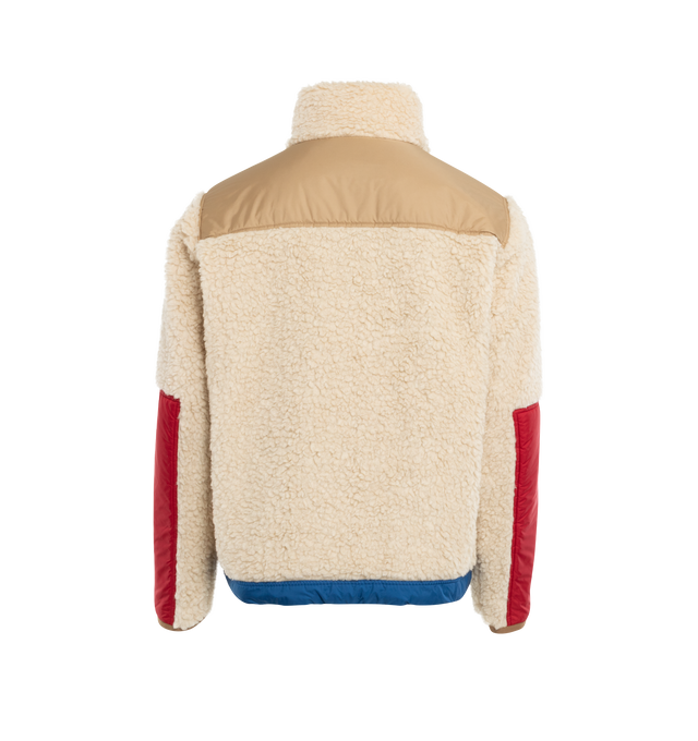 Image 2 of 5 - NEUTRAL - MONCLER GRENOBLE PLATTIERS BOMBER is reversible, has a two-way front-zip closure, stand collar, banded cuffs, chest snap-flap patch pocket, front welt pockets and front snap-welt pockets. 