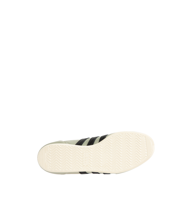 Image 4 of 5 - SILVER - ADIDAS Japan Sneaker featuring metallic leather upper, double-stitched T-toe, regular fit, lace closure, leather upper, synthetic lining and rubber outsole. 