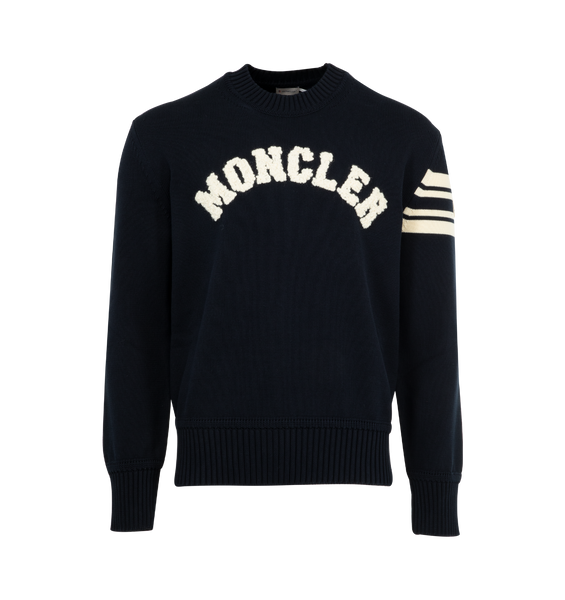 MONCLER ブラック ニットセータービジュー MONCLER（モンクレール） MONCLER 9C750 A9498 ニット メンズ トップス