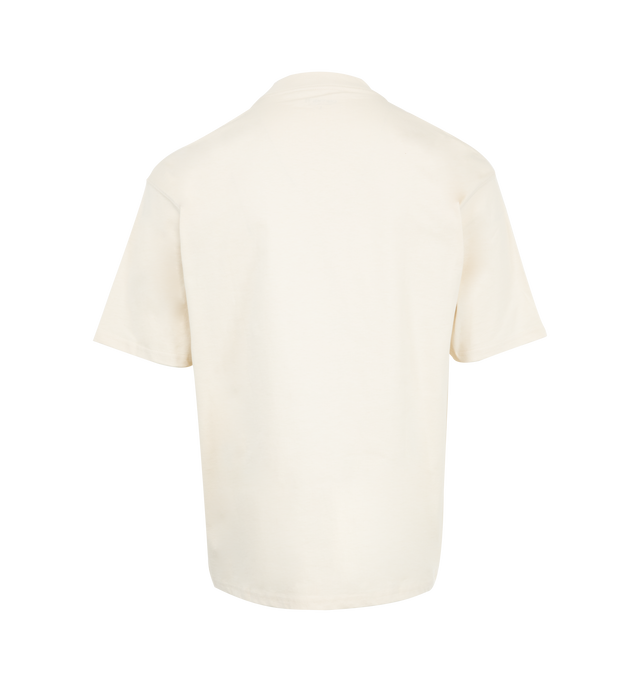 Image 2 of 2 - WHITE - Carhartt WIP Eldon short-sleeve pocket T-Shirt made from cotton jersey in a baggy fit. Featuring a chest pocket accented with metal rivets and an artificial leather Square Label. 100% Cotton (organic).  