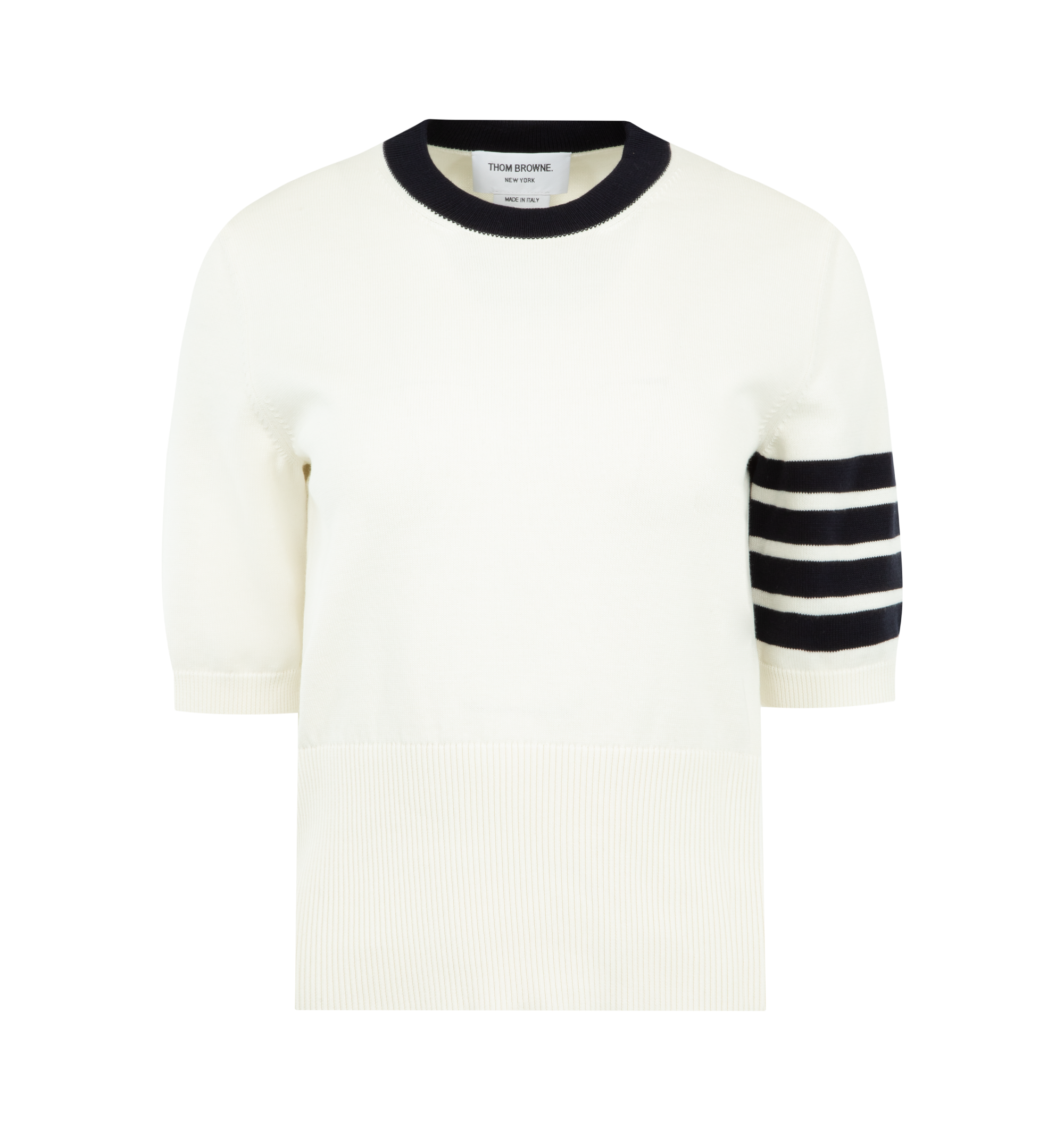JERSEY HECTOR INTARSIA 4 BAR TEE