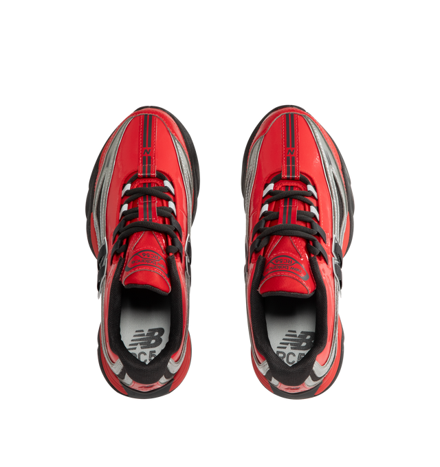 Image 5 of 5 - RED - NEW BALANCE RC56 Sneaker featuring FuelCell foam, PU foam footbed insert, N-lock lacing system, tread outsole pattern and 3D welded/printed eyelets. 