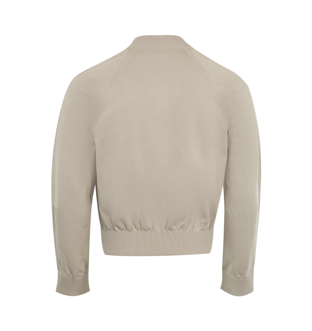 Image 2 of 2 - GREY - DRIES VAN NOTEN Bomber Jacket featuring regular fit, front slit pockets, elasticated waistband and front zip closure. 