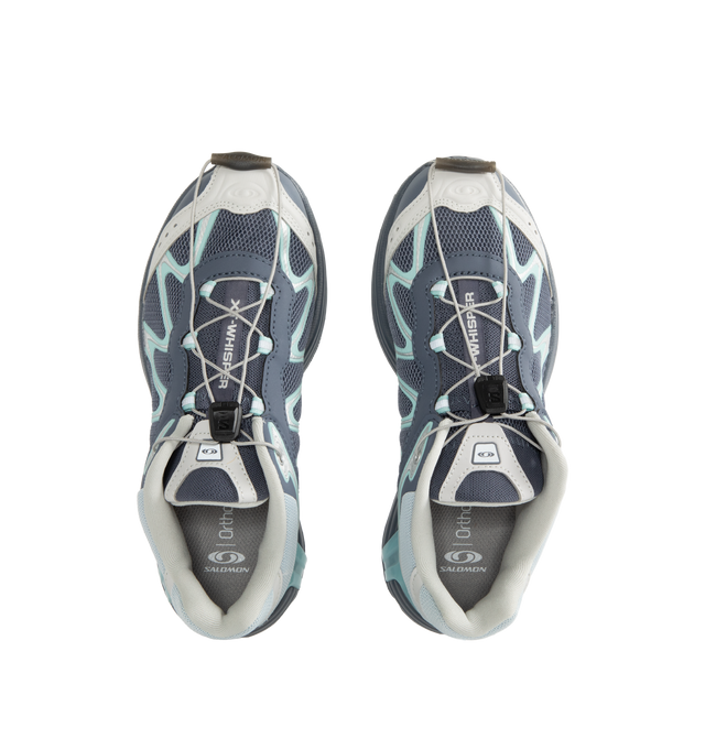 Image 5 of 5 - GREY - SALOMON XT-Whisper Sneaker featuring Quicklace system, Contagrip outsole, round stiffened toe and reinforced heel counter. 