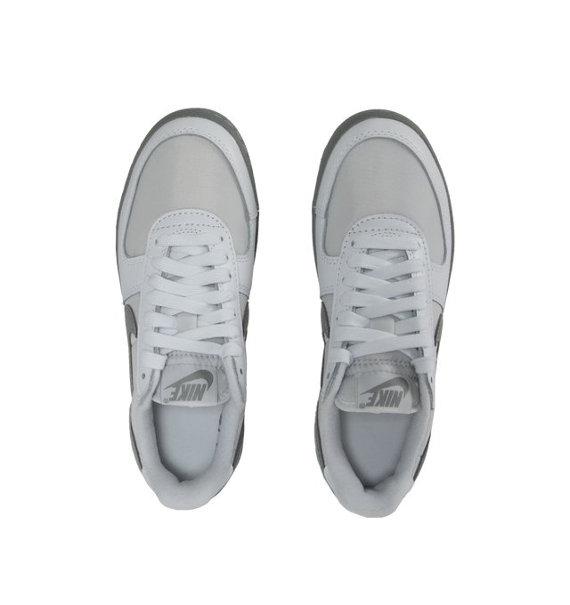 Image 5 of 5 - GREY - Nike Field General 82 Sneakers are a lace-up style with smooth and perforated leather uppers and nubby Waffle outsoles.  