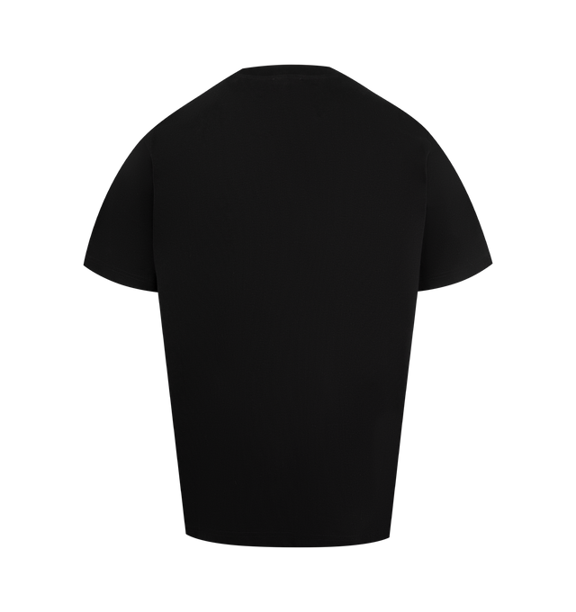 Image 2 of 2 - BLACK - CASABLANCA Volcano Printed T-Shirt featuring grapgic print on front, crew neck, short sleeves and a relaxed fit. 100% organic cotton. Made in Portugal. 
