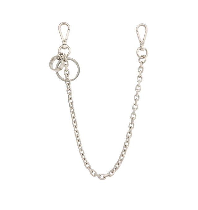 Image 2 of 3 - SILVER - The Maison Margiela Silver Bag Chain is crafted from premium brass, its medium-weight, rounded links create durability while retaining a timeless, elegant allure. 