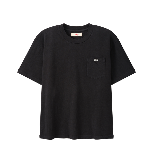 Image 1 of 6 - BLACK - Cherry LA Men's Quality Goods Classic Pocket T-Shirt is crafted from cotton and features a classic-fit silhouette with a rib-knit crew neckline and a chest pocket. Designed as an everyday essential, this versatile style is finished with signature Cherry LA branding and a soft, comfortable construction for effortless wear. Main Material: Cotton. Fit: Classic. Neckline: Crew Neck. Sleeves: Short Sleeve. Pocket: Chest Pocket. Details: Signature Cherry LA Quality Goods Branding. Made in L 