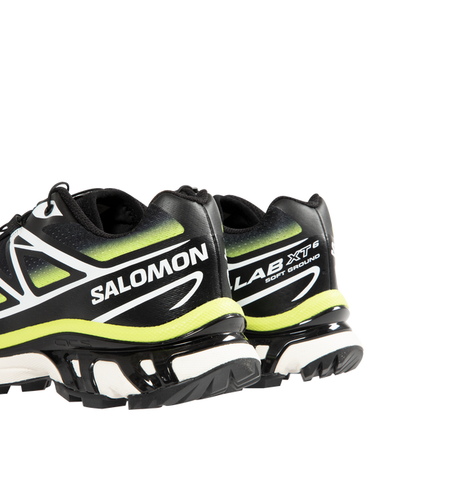 Image 3 of 5 - YELLOW - SALOMON XT-6 Skyline Sneaker featuring Mud Contagrip, agile Chassis System, single layer mesh, abrasion-resistant TPU material, textile lining, EndoFit, lace pocket, sensiFIT, molded OrthoLite sockliner and quickLACE. 