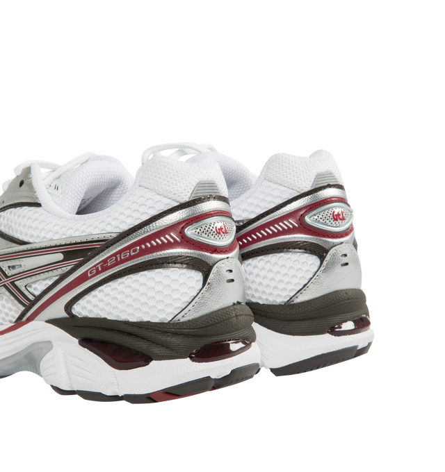 Image 3 of 5 - WHITE - ASICS GT-2160 Sneaker pays homage to the technical design language from the GT-2000 series in the early 2010s, segmented midsole structure and GEL technology inserts for advanced cushioning underfoot. This combination creates an industrial aesthetic that's met with advanced cushioning properties. 