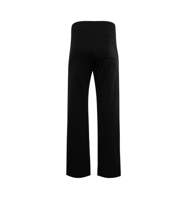 Image 2 of 3 - BLACK - DRIES VAN NOTEN Lounge Pants featuring drawstring at elasticized waistband and three-pocket styling. 100% cotton. Made in Turkey. 