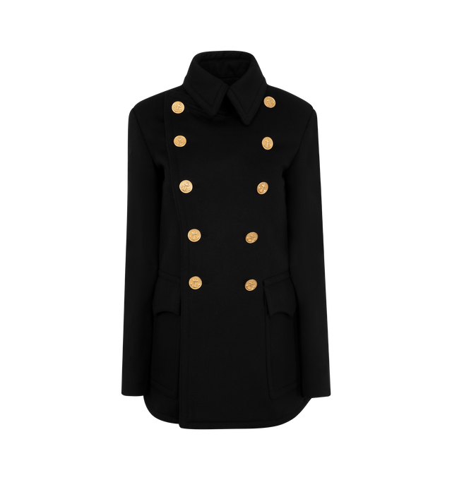 PEACOAT IN WOOL AND CASHMERE WOMENS