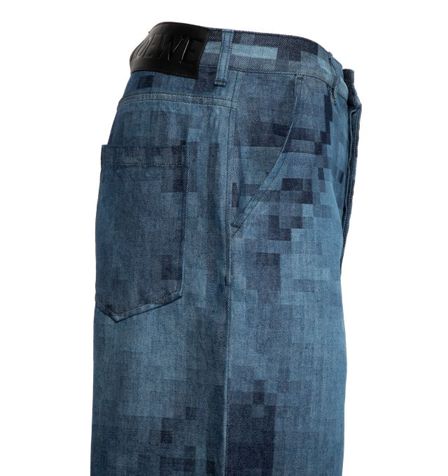 PIXELATED BAGGY JEANS (MENS)