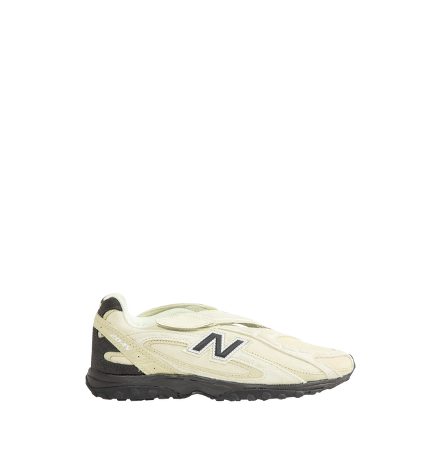 Image 1 of 5 - YELLOW - New Balance Unisex 204V Sneakers are crafted from premium suede and textile materials. The design features a multi-piece upper with embossed overlays, screen-printed saddle graphics, and a molded 'N' logo. Upper: Premium Suede and Textile. Sole: Rubber. *Unisex style in men's sizing. 