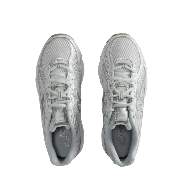 Image 5 of 5 - WHITE - New Balance NB 740 Sneakers are a lace-up style with ABZORB midsoles, molded TPU 'N' logos, and reflective accents.  