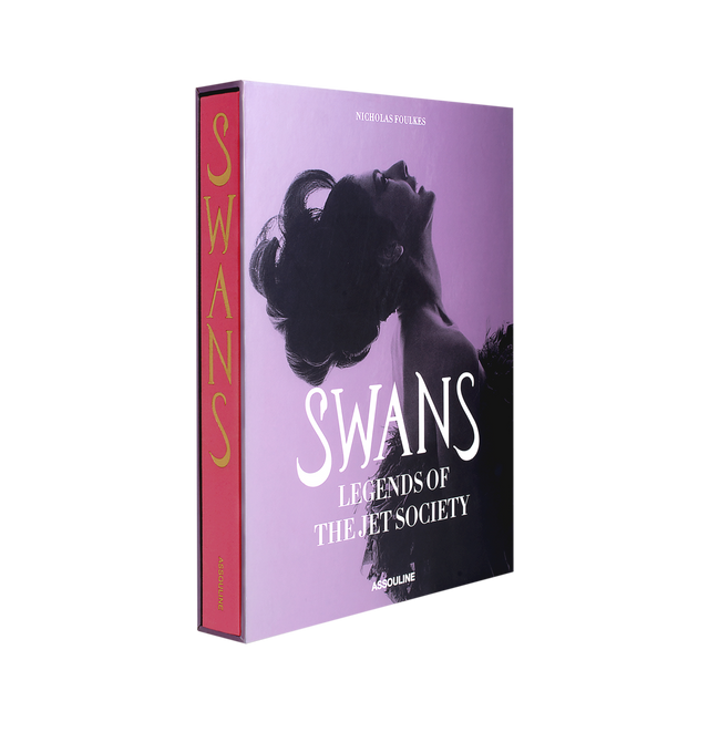 Image 1 of 5 - PINK - ASSOULINE Swans: Legends of the Jet Society captures the spirit of this world, in which todays technology was the stuff of science fiction, when foreign travel was the preserve of a privileged cosmopolitan few. From bygone aristocracy to modern mega-wealthy moguls, this stunning volume regales with escapades of travel, money, sex, and adventure. These are the legends of the jet settales of glamour, excitement, and exclusivity. 296 pages 200 illustrations. W 27.89 x L 35.48 x D 5.18 cm. 