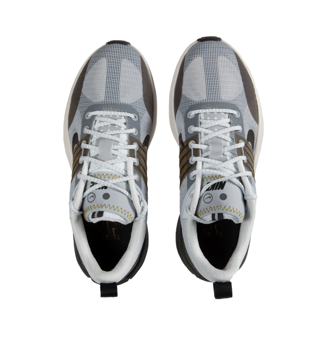 Image 5 of 5 - GREY - NIKE Lunar Roam Sneaker featuring breathable mesh upper, lace up style, TPU panels, foam midsole and rubber outsole. 