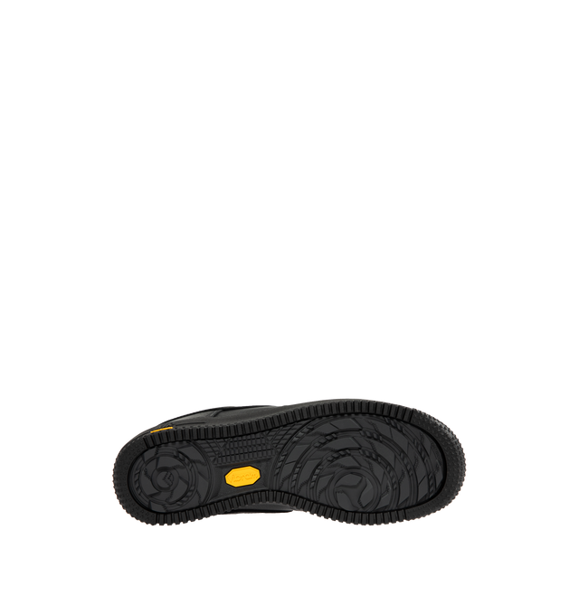 Image 4 of 5 - BLACK - NIKE Air Force 1 GTX Vibram Sneaker featuring all-leather upper, waterproof GORE-TEX membrane, Vibram sole and padded collar. 