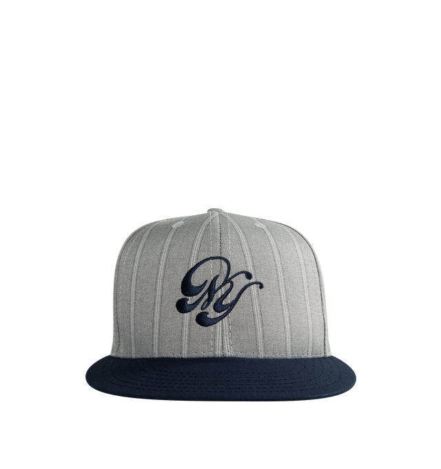 GREY - LITE YEAR Baseball Cap NY featuring slightly deeper fit and NY logo is embroidered on the front.