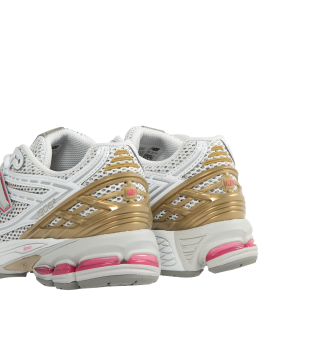 Image 3 of 5 - SILVER - New Balance 1906R Sneakers are a lace-up style with ACTEVA LITE midsole cushioning, ABZORB SBS heel cushioning, N-ergy outsoles, Stability Web outsoles, TPU heel cages, and rubber outsoles.  