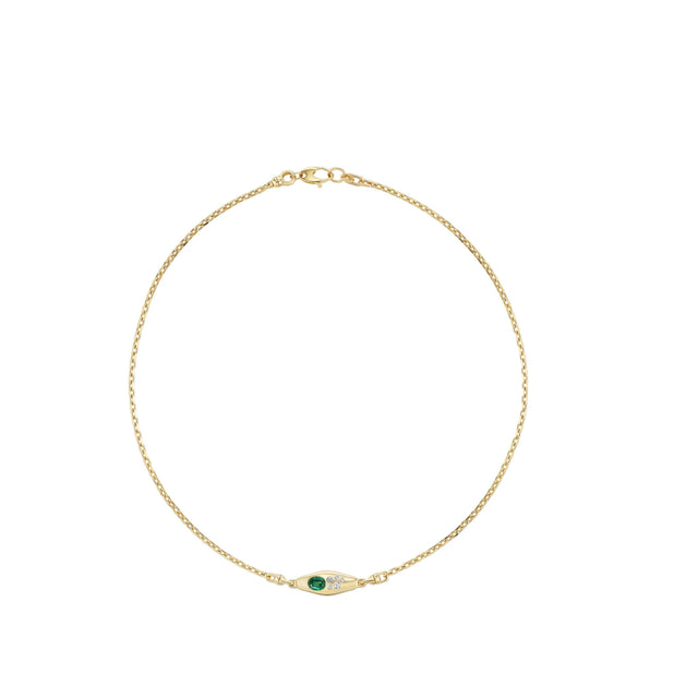 Image 1 of 3 - GOLD - Uniform Object Mini Vessel Necklace featuring 21.25 g of solid 18K yellow gold with a 22.5 g 18K yellow gold chain, a 1.75 ct emerald-cut emerald, and 1.47 TCW round diamond clusters. Handcrafted in New York City. Hirshleifers offers a range of pieces from this collection in-store. For personal consultation and detailed information about jewelry, please contact our dedicated stylist team at personalshopping@hirshleifers.com. 