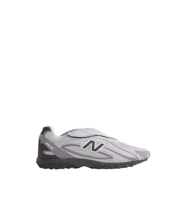 Image 1 of 5 - GREY - New Balance Unisex 204V Sneakers are crafted from premium suede and textile materials. The design features a multi-piece upper with embossed overlays, screen-printed saddle graphics, and a molded 'N' logo. Upper: Premium Suede and Textile. Sole: Rubber. *Unisex style in men's sizing. 