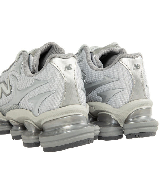 Image 3 of 5 - GREY - NEW BALANCE 2000 Sneaker featuring mesh upper with printed overlay patterns, full-length ABZORB sole unit combines ABZORB cushioning and ABZORB SBS pods, segmented sole unit with a Stability Web shank, printed N branding and sculpted midsole details. 